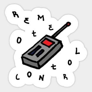 REMOTE CONTROL Sticker